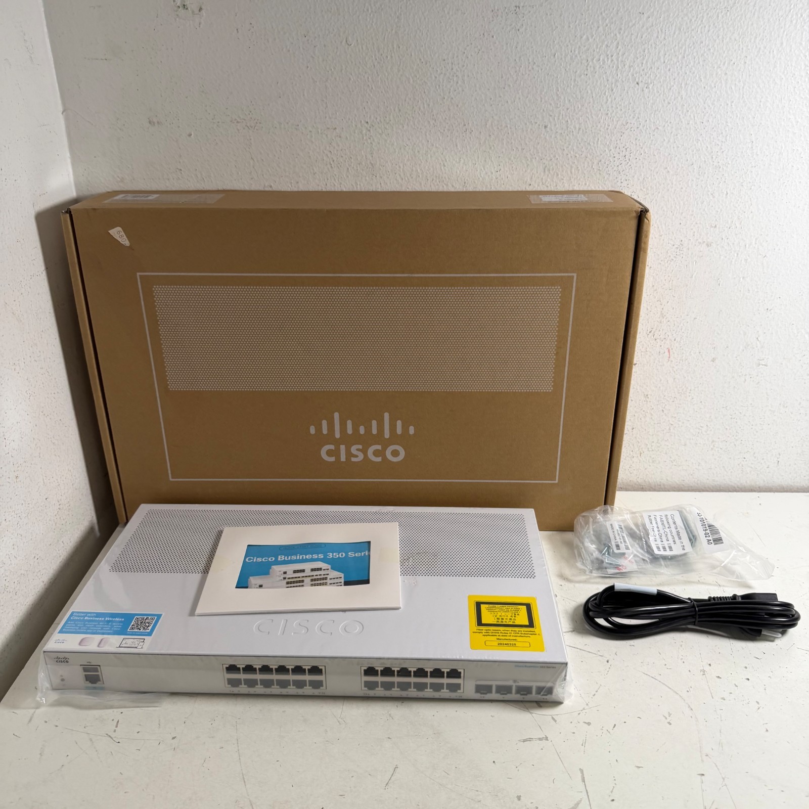Cisco Business 350 Series CBS350-24T-4X 24-Port Gigabit Ethernet Network Switch