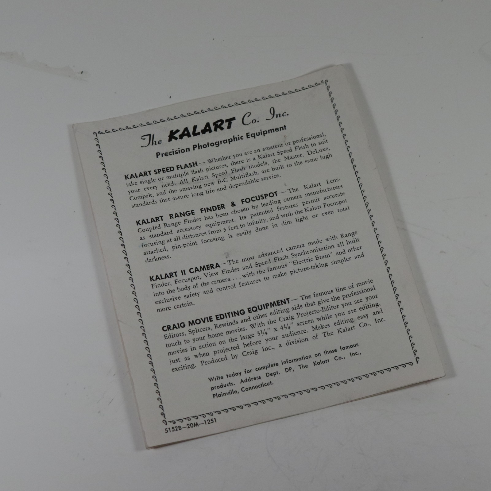 Kalart DE LUXE SPEED FLASH Unit with Box and Manual