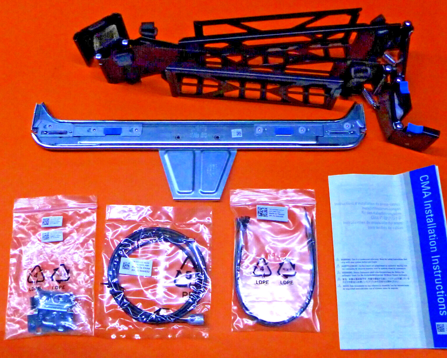 New Dell PowerEdge R720 R730 R820 2U Cable Management Arm Kit N1X10 C852H YF1JW