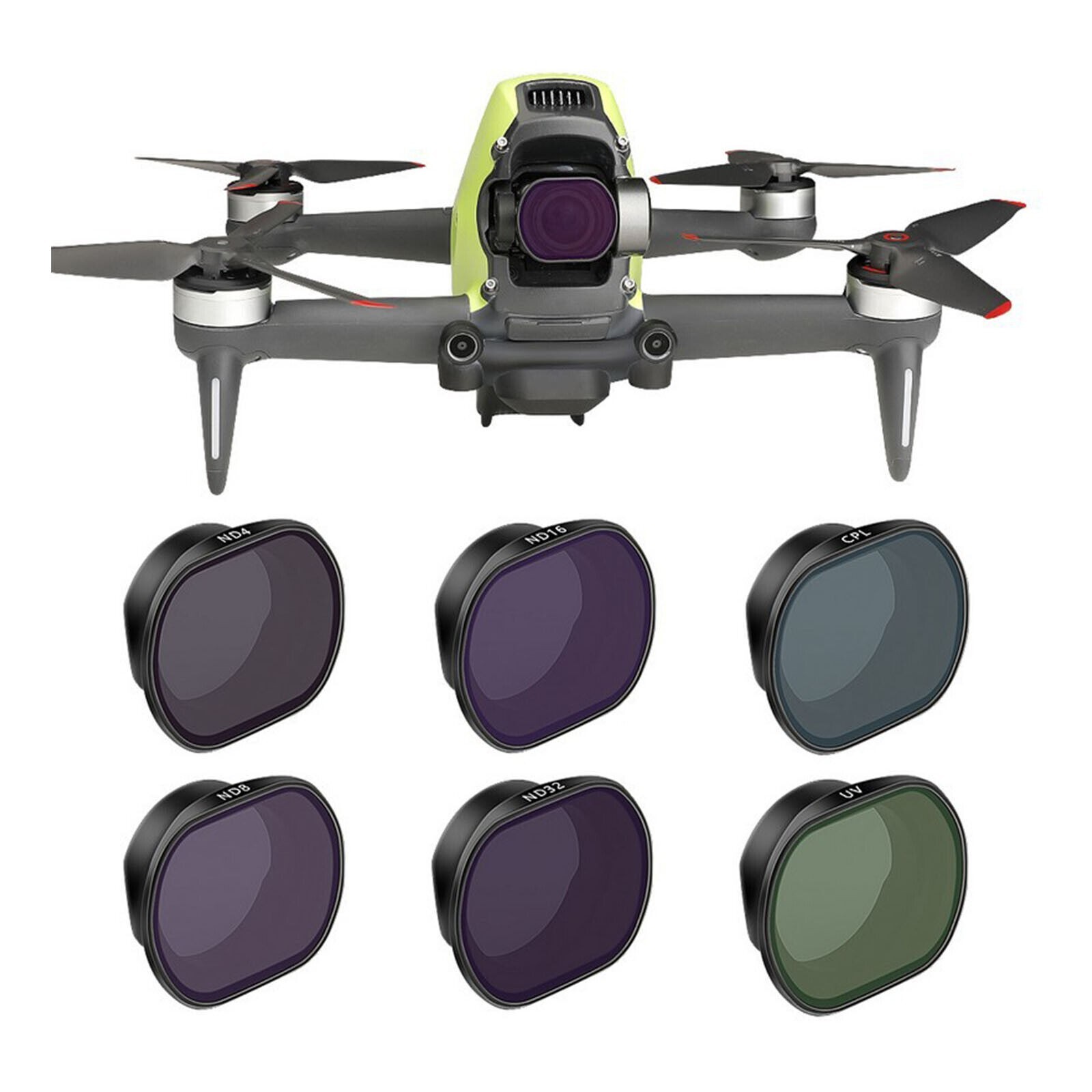 Practical ND4 ND8 ND16 ND32 CPL UV Lens Filter Optical Filter for FPV Drone Part