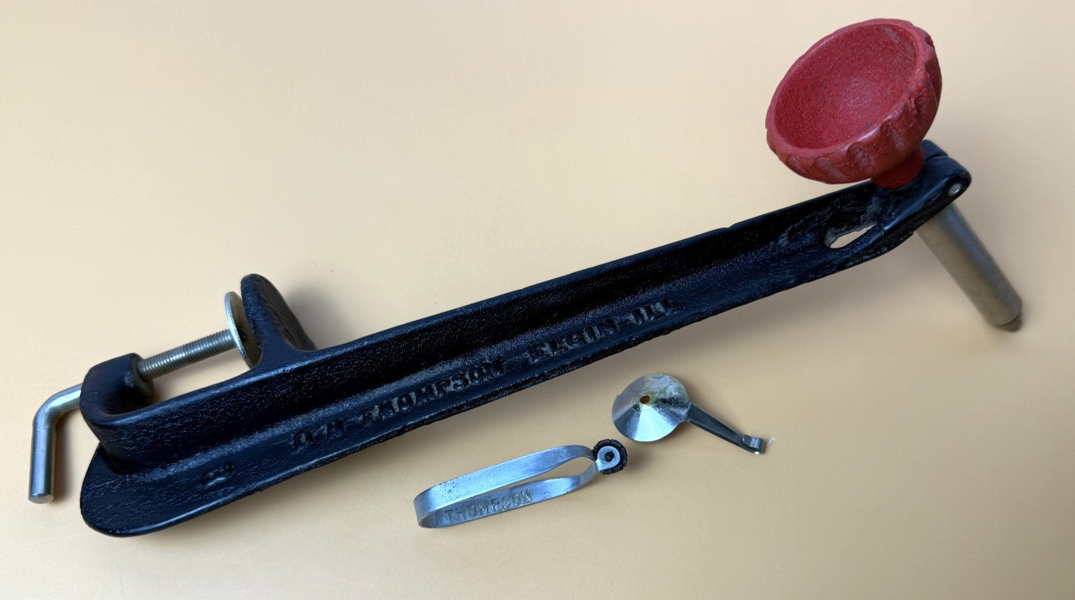 D.H. Thompson Fly Tying Vise #B for Fly Fishing Made in Elgin IL USA