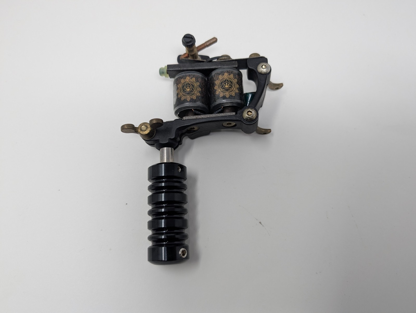 Dragonhawk Golden Trident Coil Tattoo Machine Black (E3)