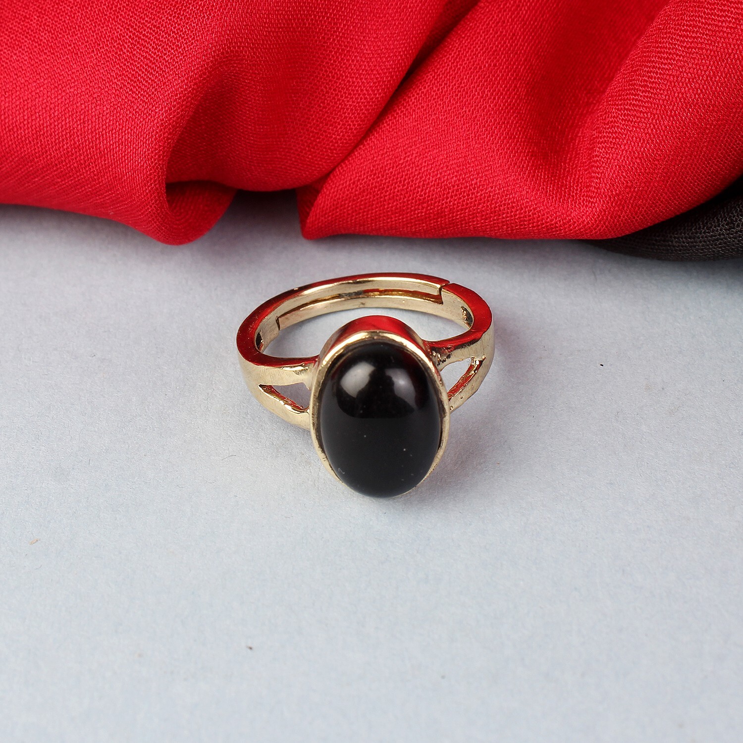 Black Sulemani Hakik Hakeek Akeek Gemstone Gold Plated For Men and Women