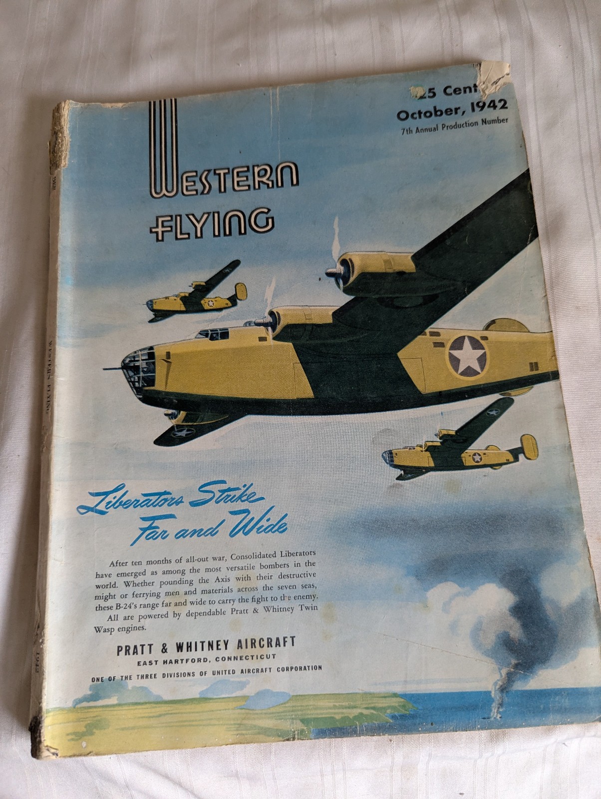 Western Flying magazine March 1942 Vol 13 No 3 Liberators Strike