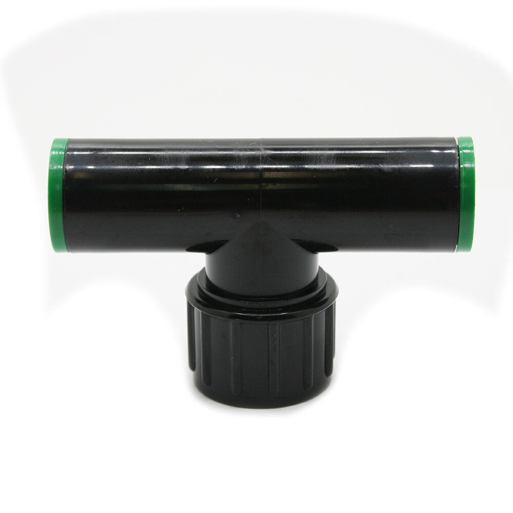 Thrifco 3/4 Inch Compression FHT Swivel Tee - Green - 6821306