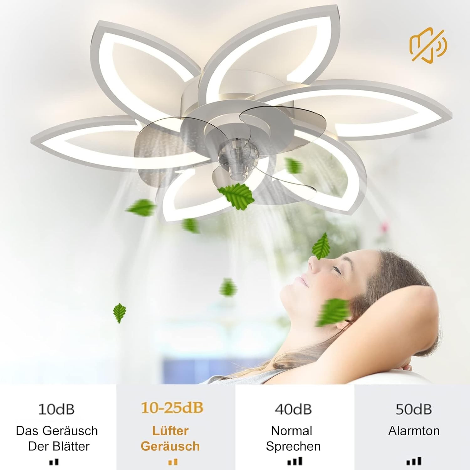 Modern Flower Creativity Ceiling Light with Remote Control and App Control