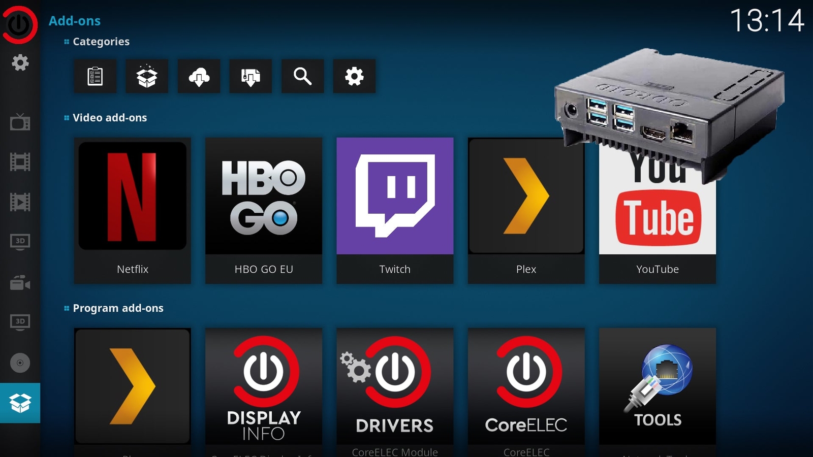 CoreELEC Media Center ODROID-N2+