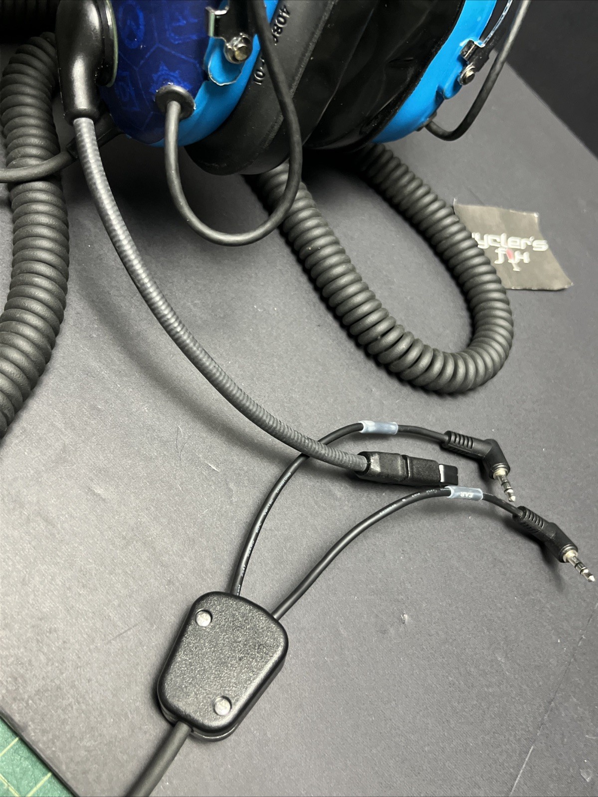 David Clark H-PC 40642G-01 Headset For Computers Tablets 3.5mm Jack Noise Cancel
