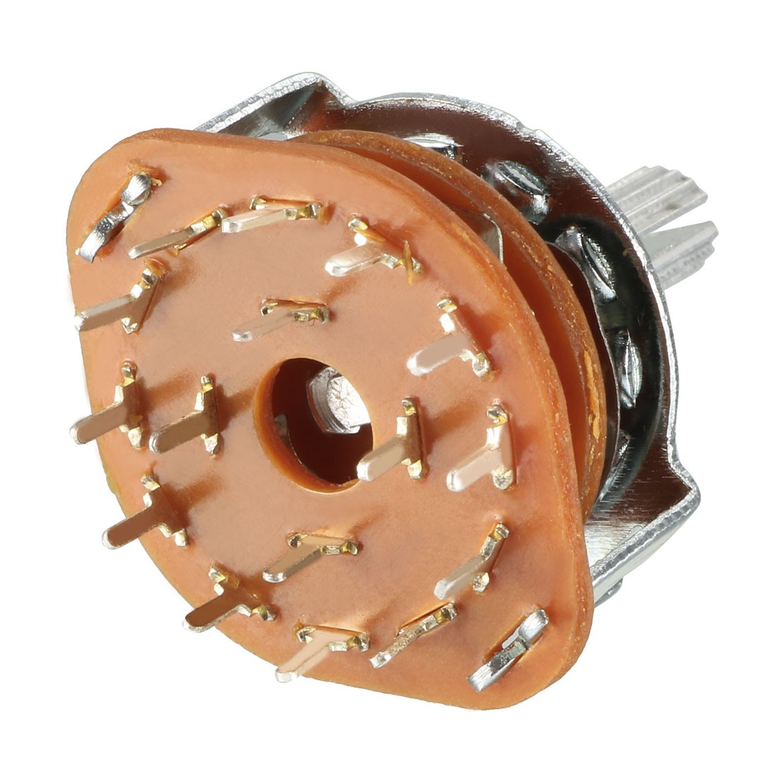 2Pcs 16Pin 4P3T 4 Pole 3 Position Selectable 1 Deck Band Selector Rotary Switch