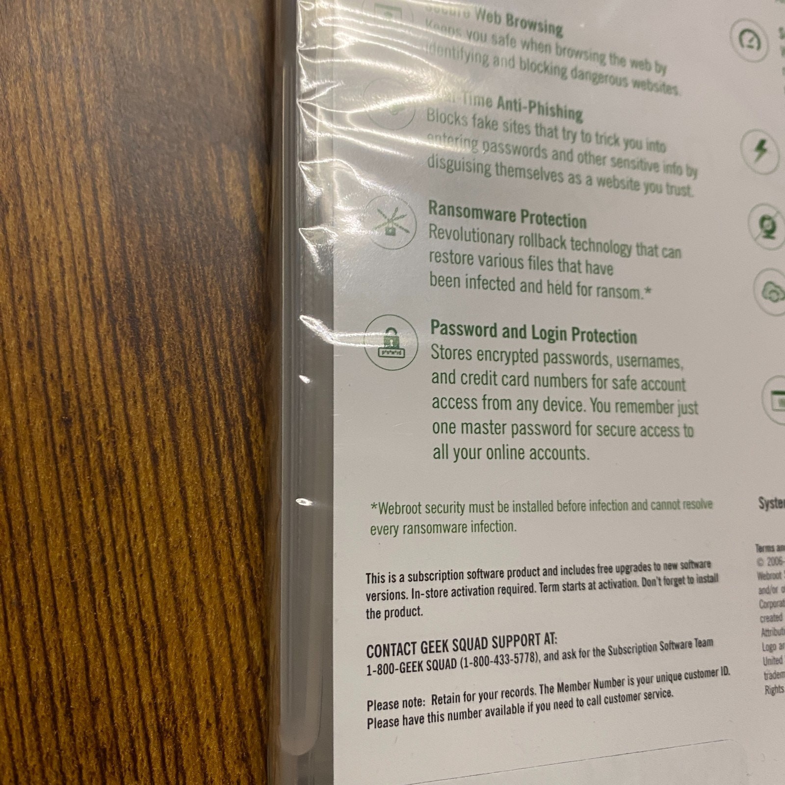 New Webroot Secure Anywhere Internet Security w/ Antivirus Windows 10, 3 Devices