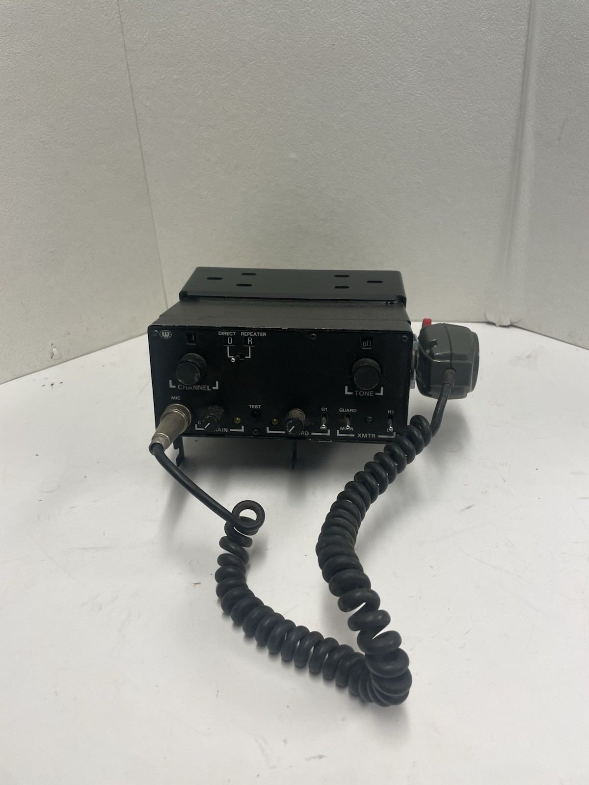 Wulfsberg Electronics C-100 Control Unit Transceiver Radio With Microphone