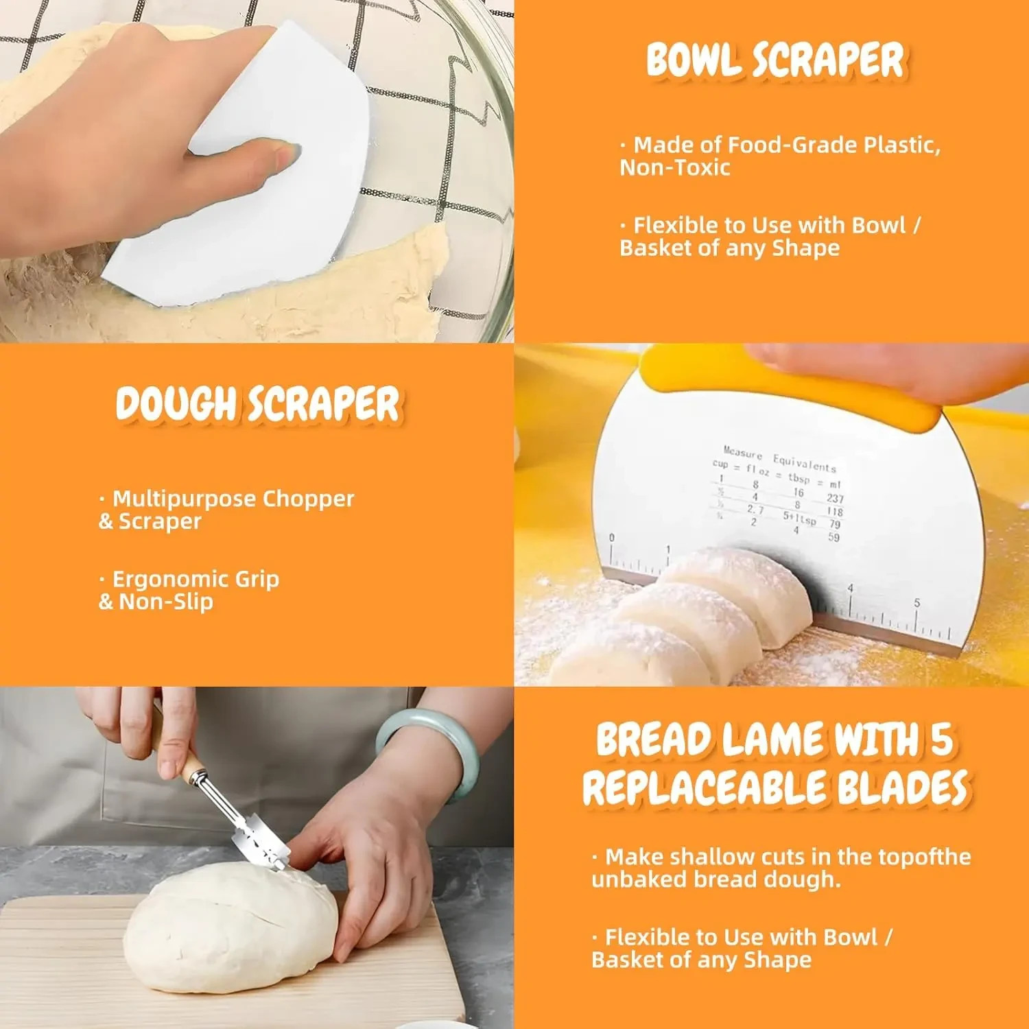 Complete Sourdough Starter Kit | 15-Piece Bread Baking Set | 35oz Glass Jar