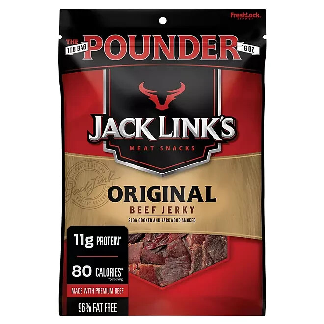 Jack Link�s Beef Sticks Original (2-Pack) � 16 Oz Each � Fresh!  FREE SHIPPING