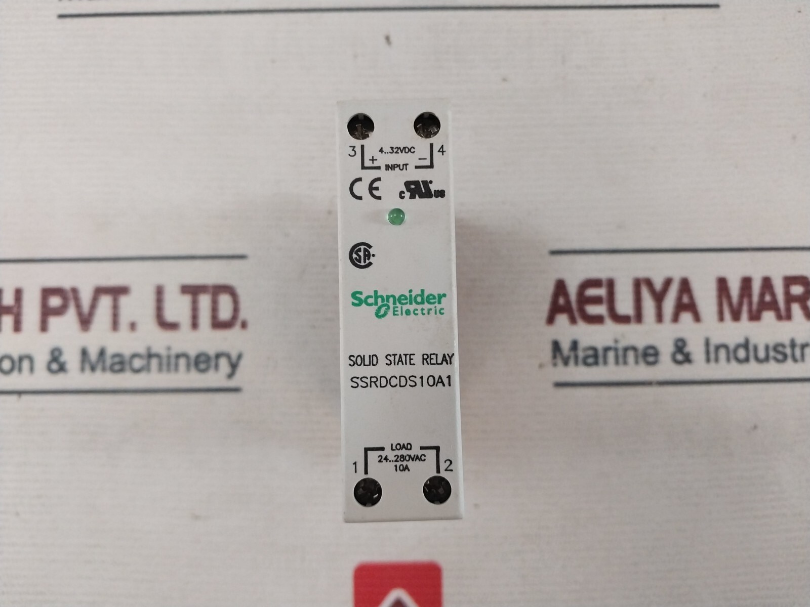 Schneider Electric SSRDCDS10A1 Solid State Relay 4-32VDC