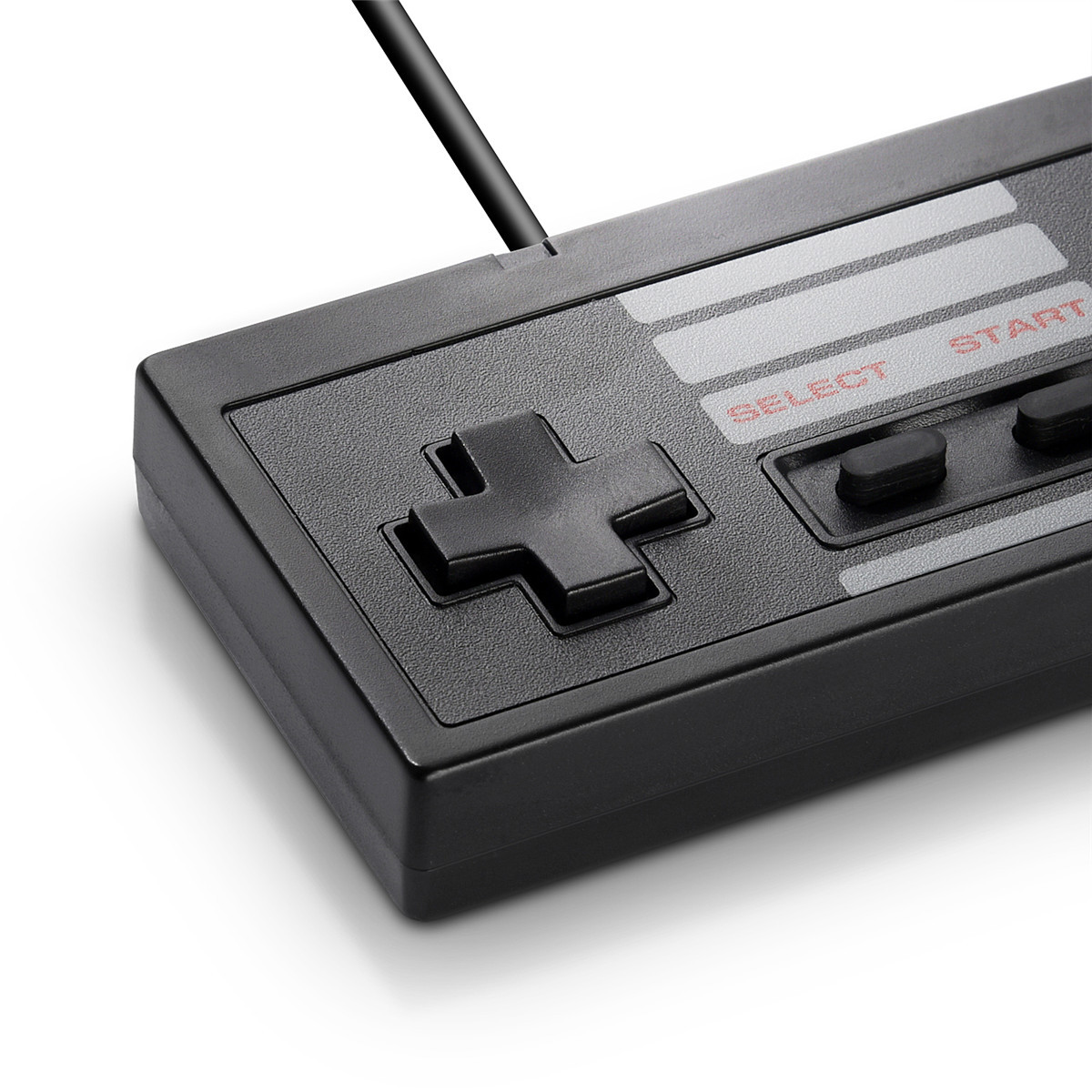 2 x USB Gaming Controller For Classic NES 8 Bit System Console Control Black US
