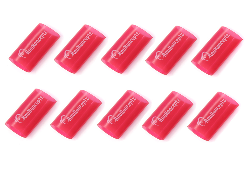 KnuKonceptz Red 0 Gauge 3:1 Heat Shrink Tubing w/ Adhesive Glue 10 Pack 1" 25mm