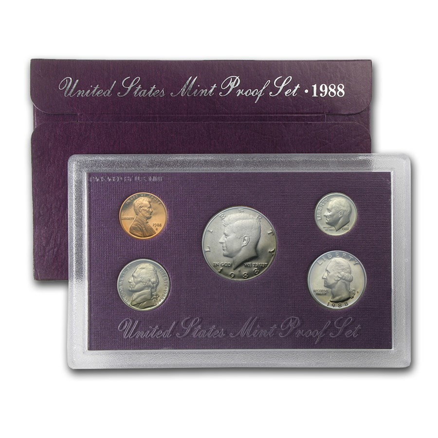 1988-S Proof Set U.S. Mint Original Government Packaging OGP