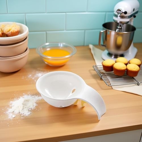 Egg Yolk Separator, for Baking Cakes Egg Separator for Raw Eggs,Plastic Egg
