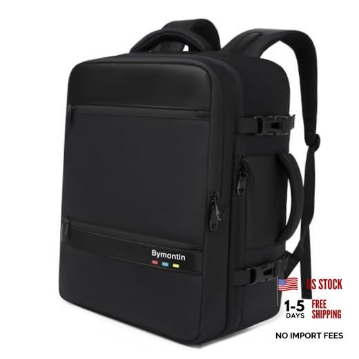 Exquisite Travel Laptop Backpack, Flight Approved XL (8x12.8x18.5") All Black