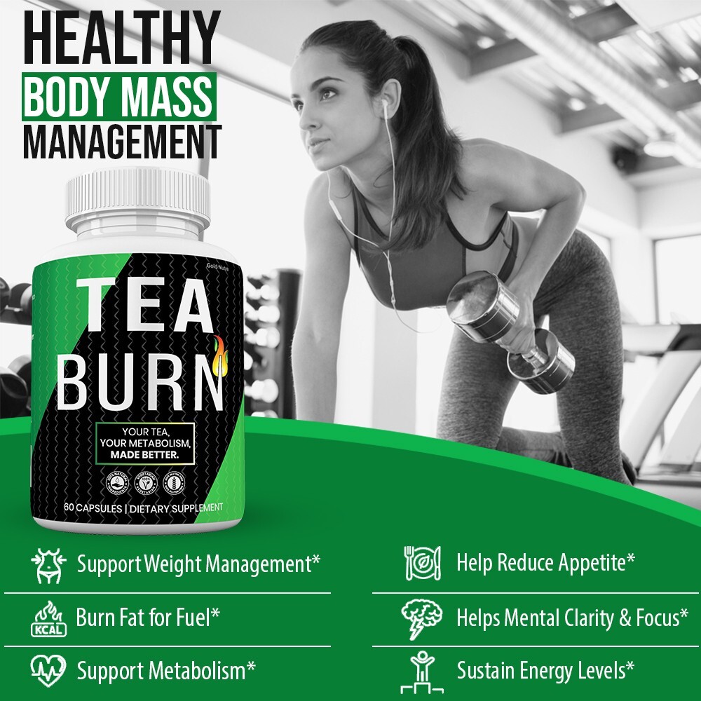 (1 Pack) Tea Burn, Powerful Formula, Effective for Women and Men.