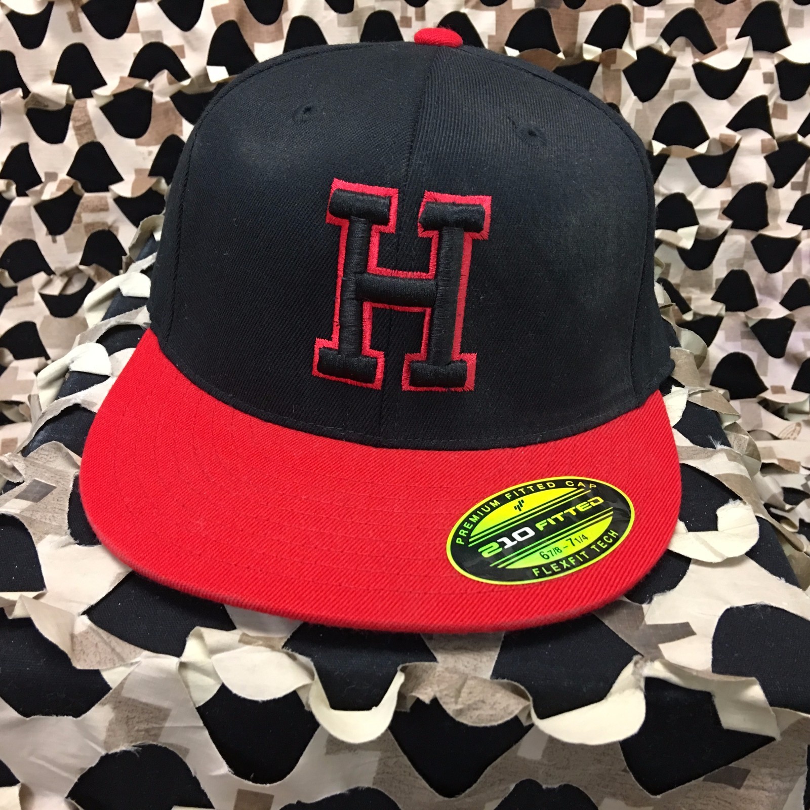 NEW HK Army Flex Fit H Hat - Red - S/M