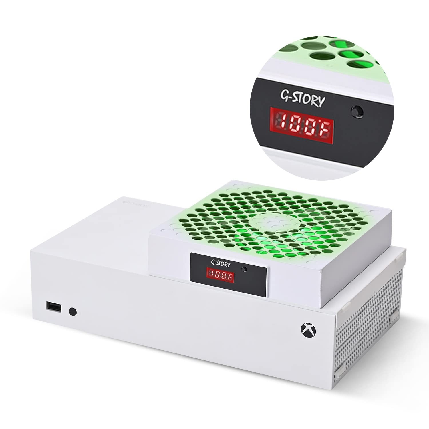 G-STORY Cooling Fan for Xbox Series S with Automatic Speed WHITE