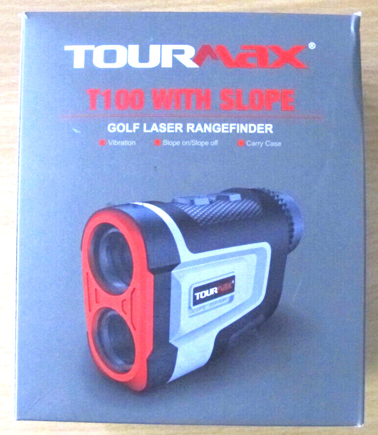 TourMax T100 with slope golf laser rangefinder Open box unused