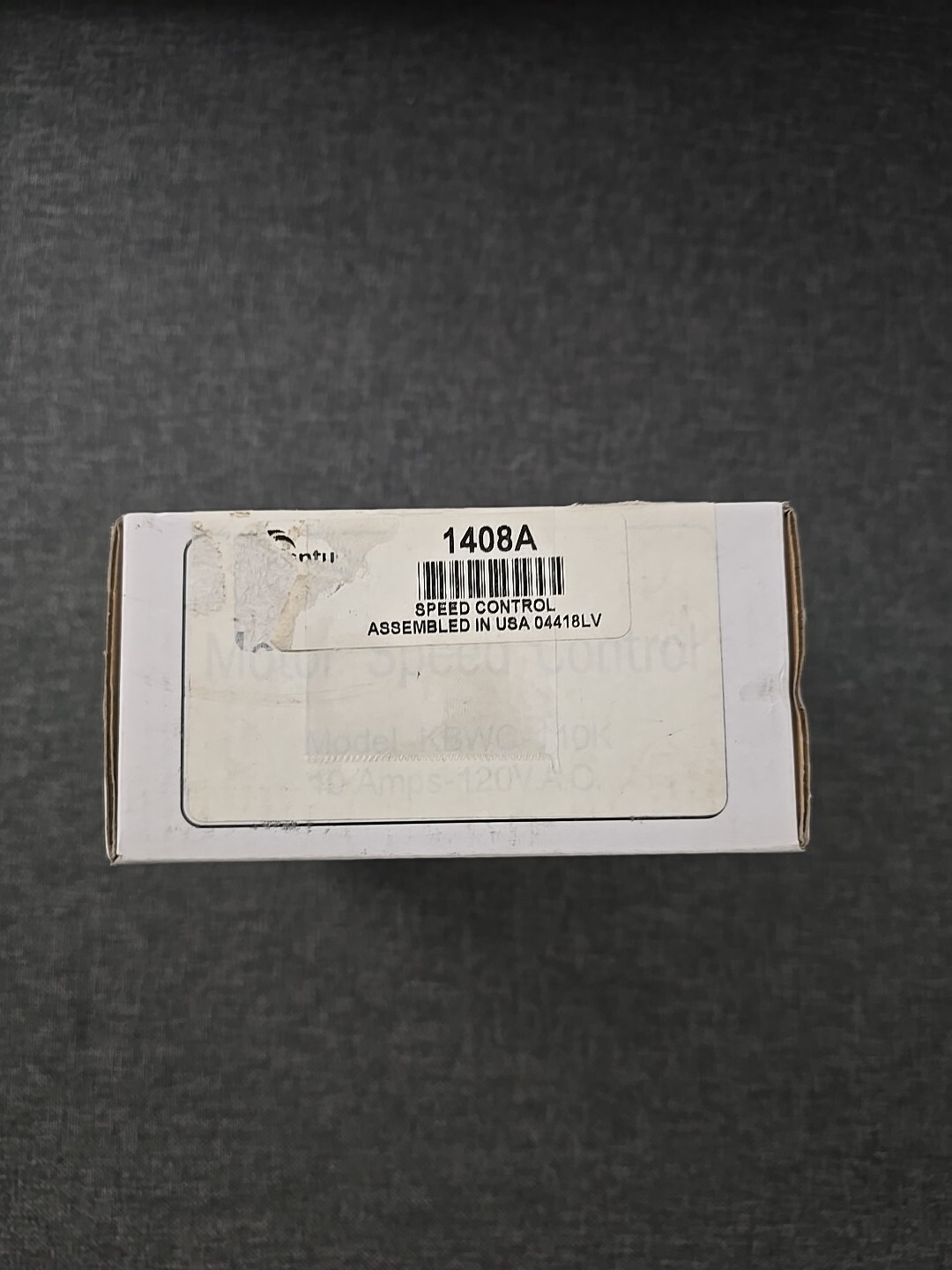 Century 1408A Speed Control
