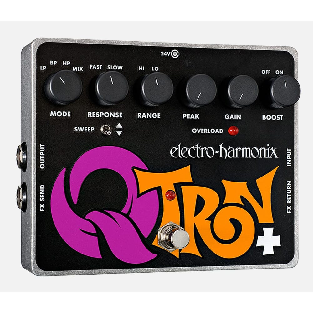 Electro-Harmonix Q-Tron Plus Envelope Filter Pedal with Effects Loop