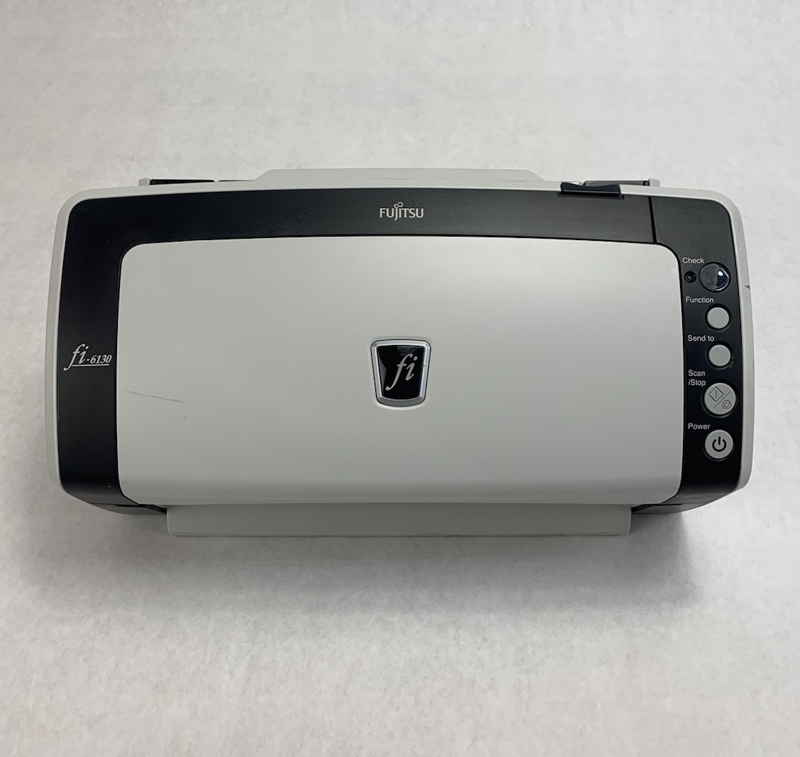Fujitsu fi-6130 Document Scanner - Missing Document Holder and Catch Tray