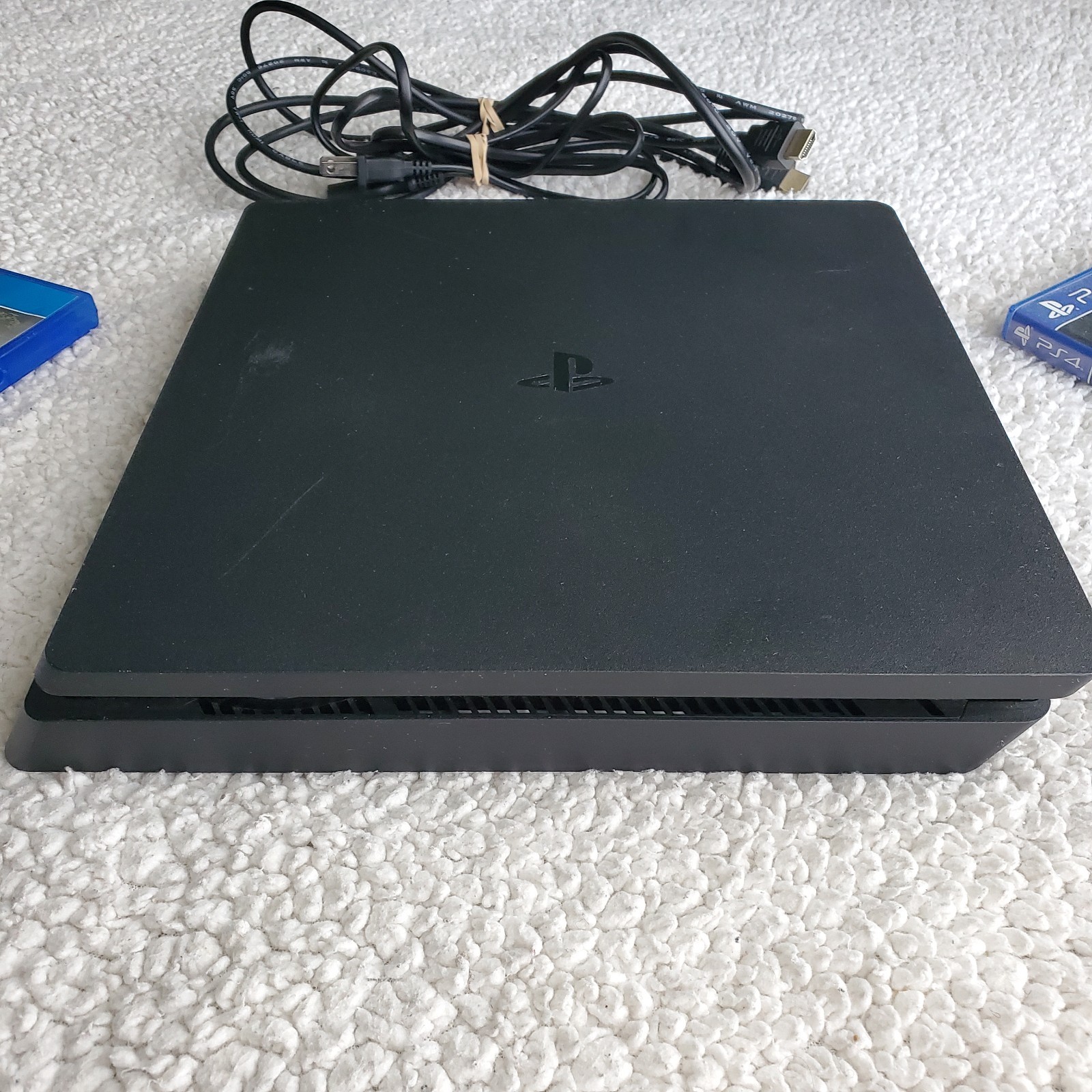 Sony Playstation 4 Slim 1TB Console Bundle Tested Controller Games CUH-2215B