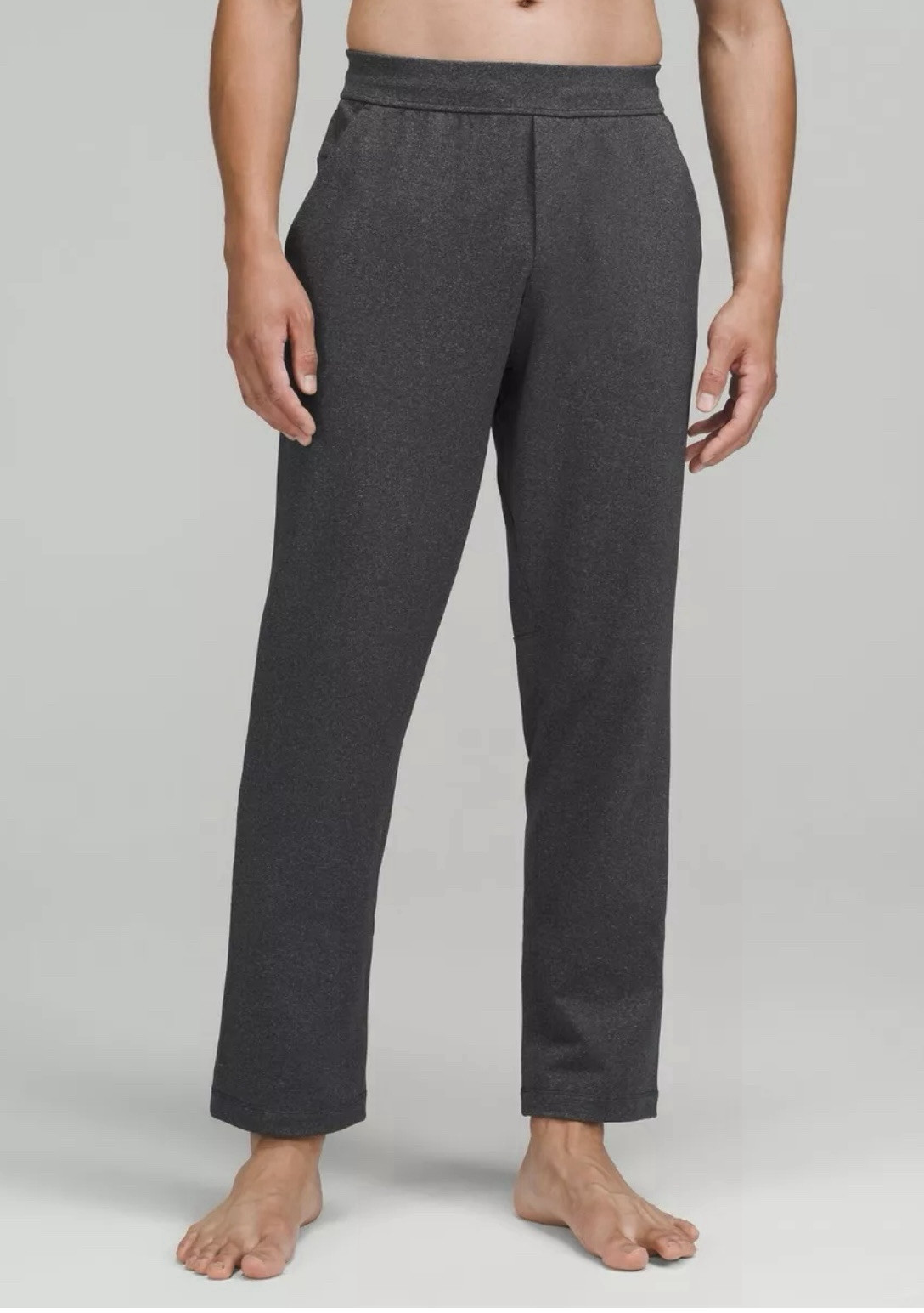 LULULEMON Mens Heathered Dark Gray Discipline Pants Sweatpants Medium