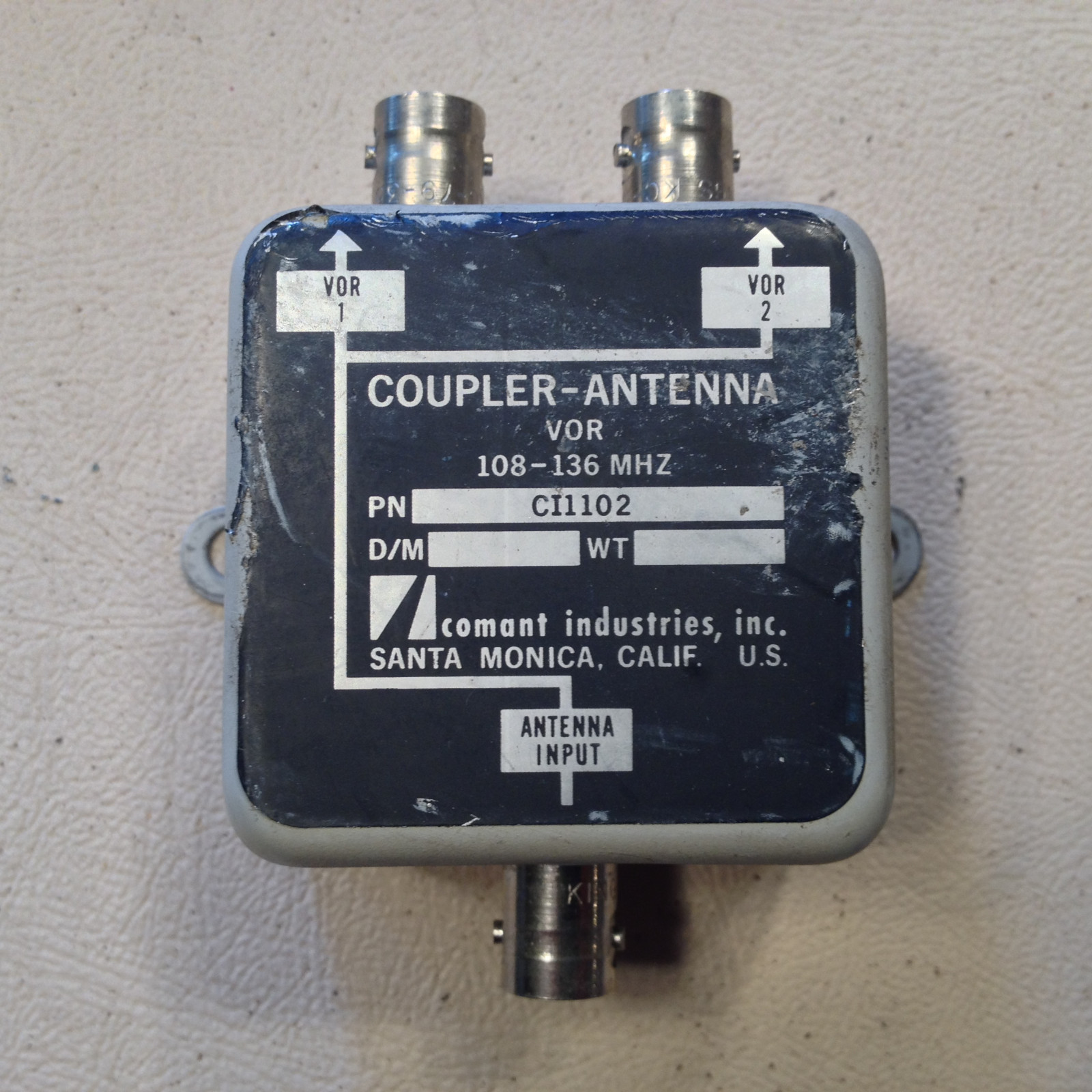 Comant CI-1102 Nav Antenna Diplexer Splitter