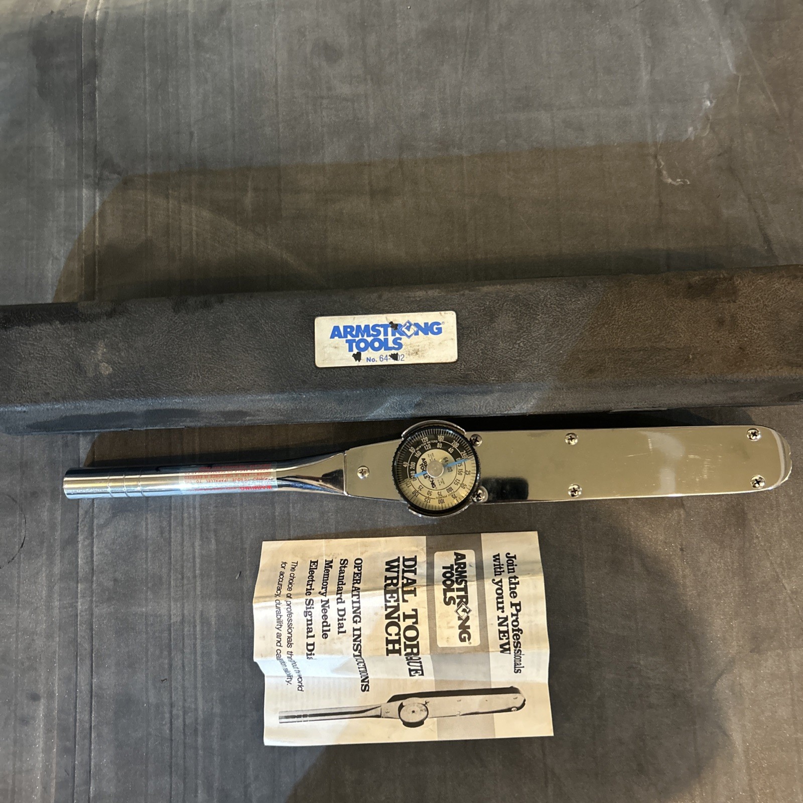 Armstrong 64-402 Dial Torque Wrench Follower Needle Dial
