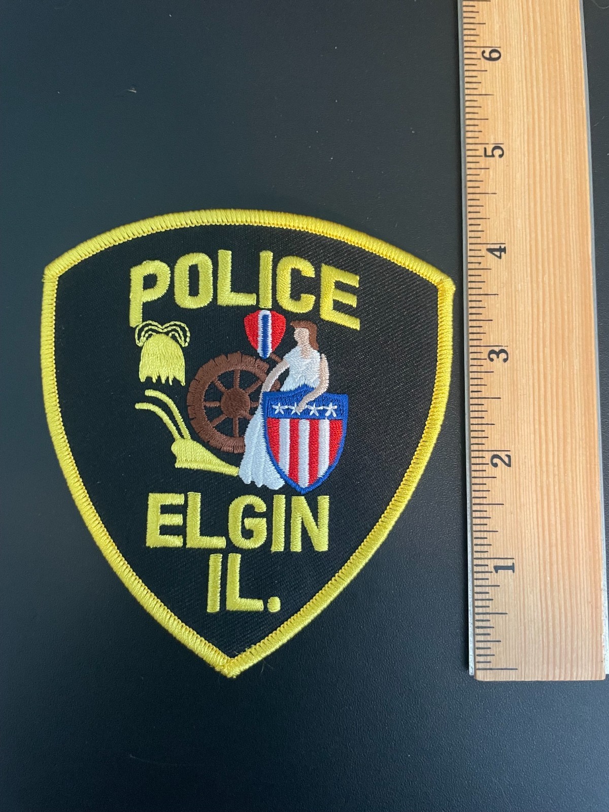 Elgin Illinois IL Police Department Shoulder Patch