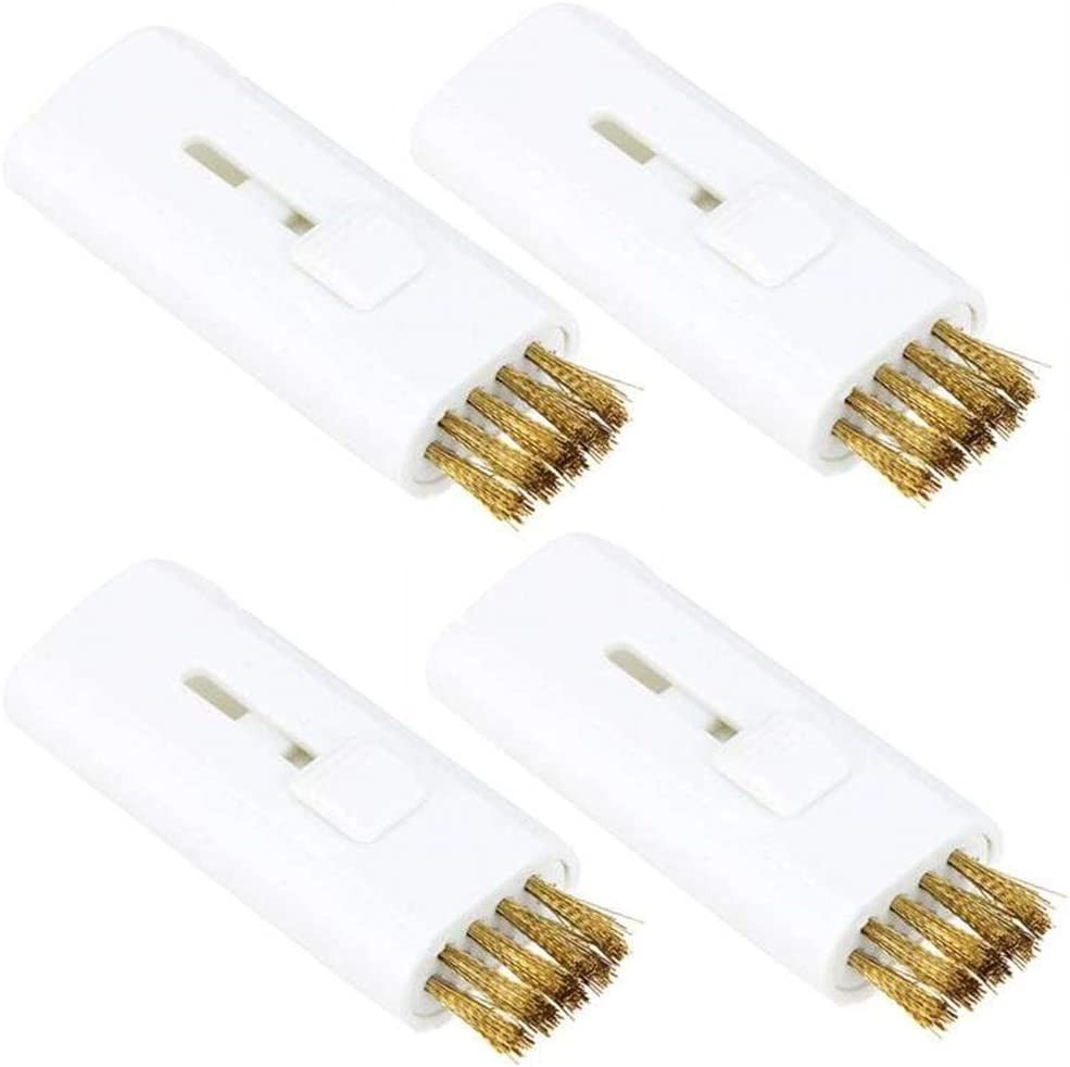 4-Pack Pocket Retractable Golf Club Cleaning Brush Tool | Wire Brush Club Groove