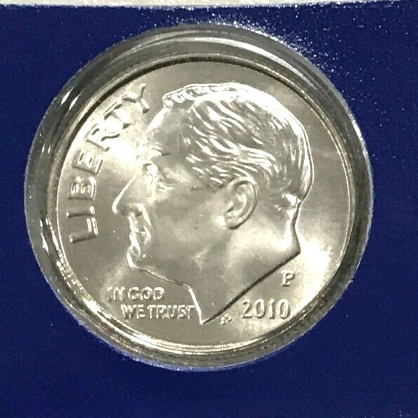 2010 P D  Roosevelt Dime Satin Finish VERY, VERY LOW MINTAGE