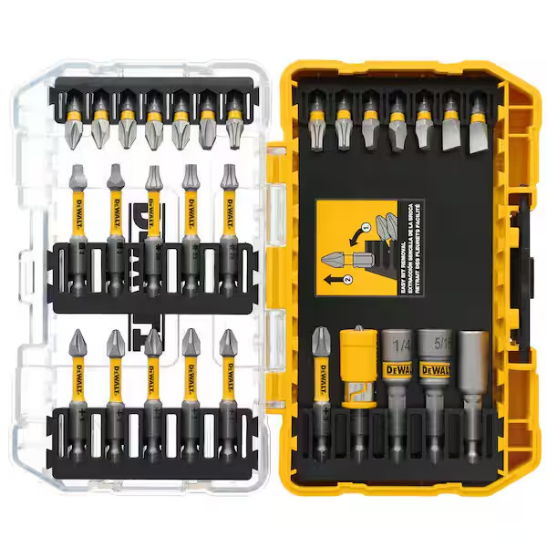 Dewalt Maxfit Ultra 1/4 in. Hex Steel Screwdriving Bit Set (30-Piece)