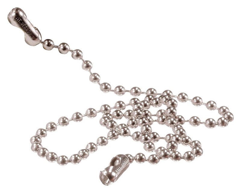 Plumb Pak PP820-20 Polished Chrome Stopper Beaded Chain 15 L in. for Sink