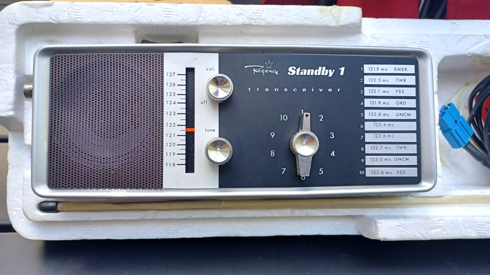 Regency Standby 1 Aviation Transceiver still in box