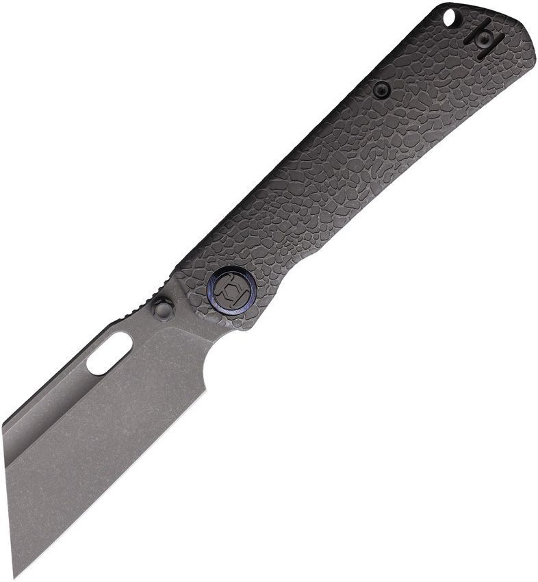 Kunwu Knives Cochise Folding Knife 3.5" VANCRON Steel Blade Titanium Handle