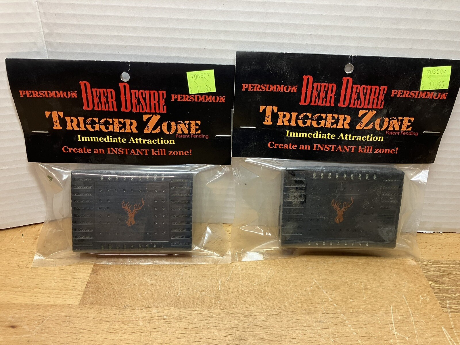 Deer Attractant Deer Desire Trigger Zone Persimmon  NOS Both!