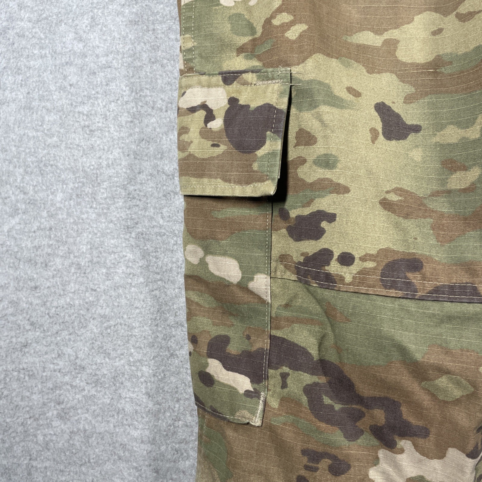 US Army Combat Pants Medium Long Multi Camo Cargo Pockets Military Trousers