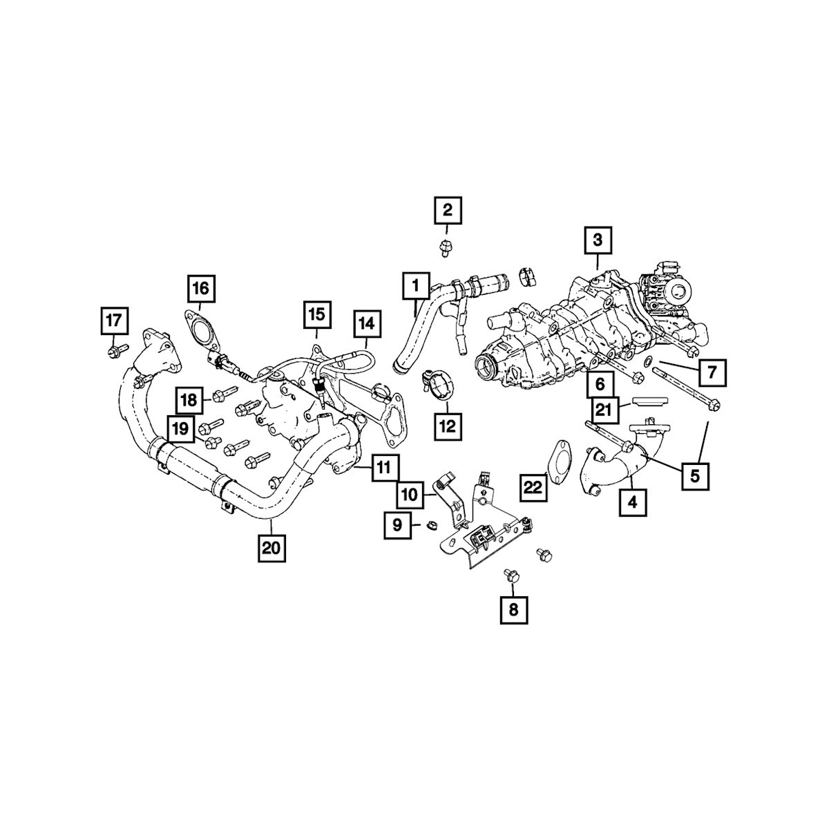 68098978AA Mopar Bolt for Ram 1500 ProMaster 2500 3500 2014-2016, 2018