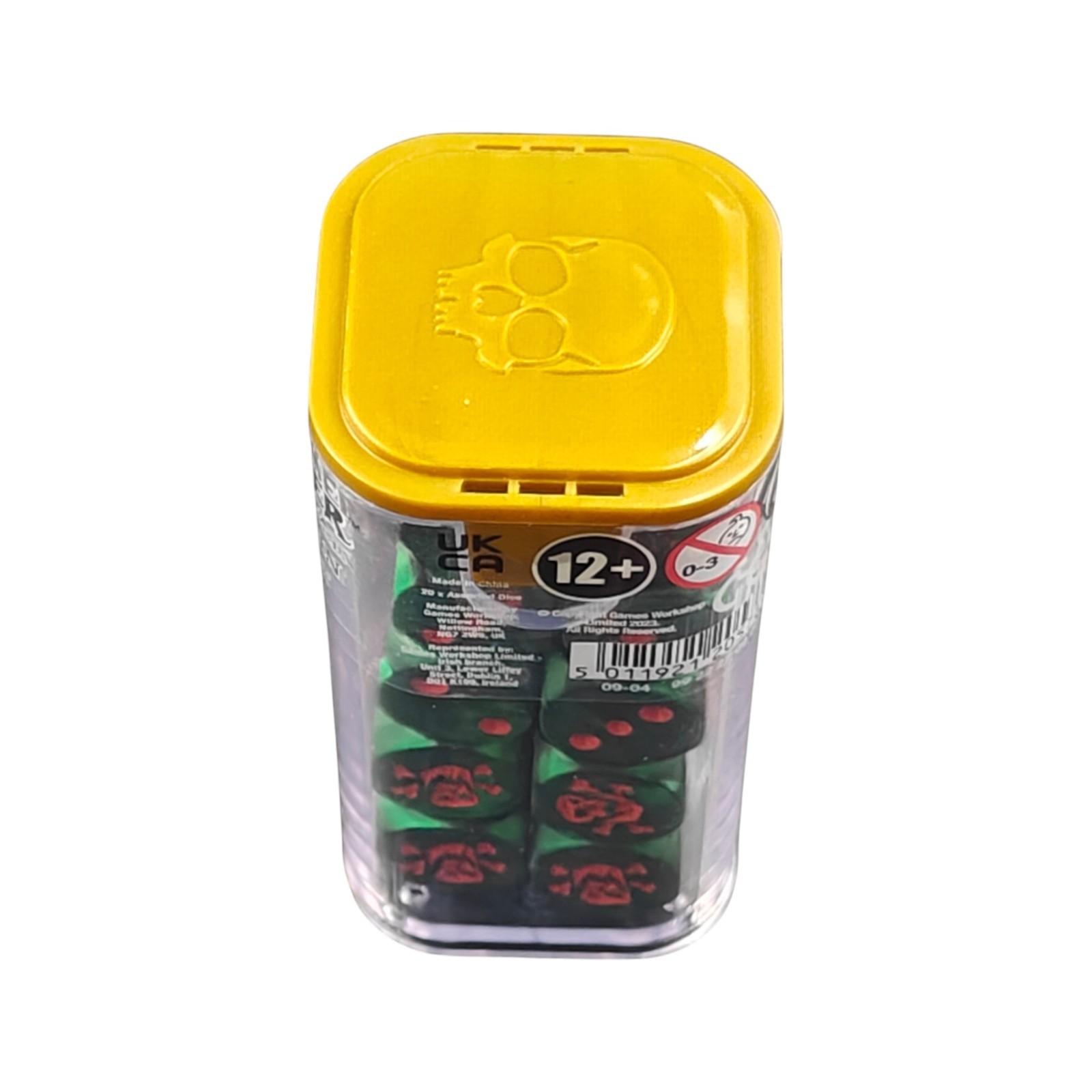 Warhammer Orcs Orks Dice Set Sealed Skull and Crossbones