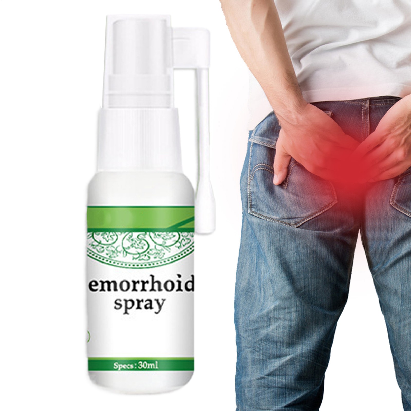 Hemorrhoid Treatment Spray Natural Herbal' Essence Herbal Anal Care 30ML