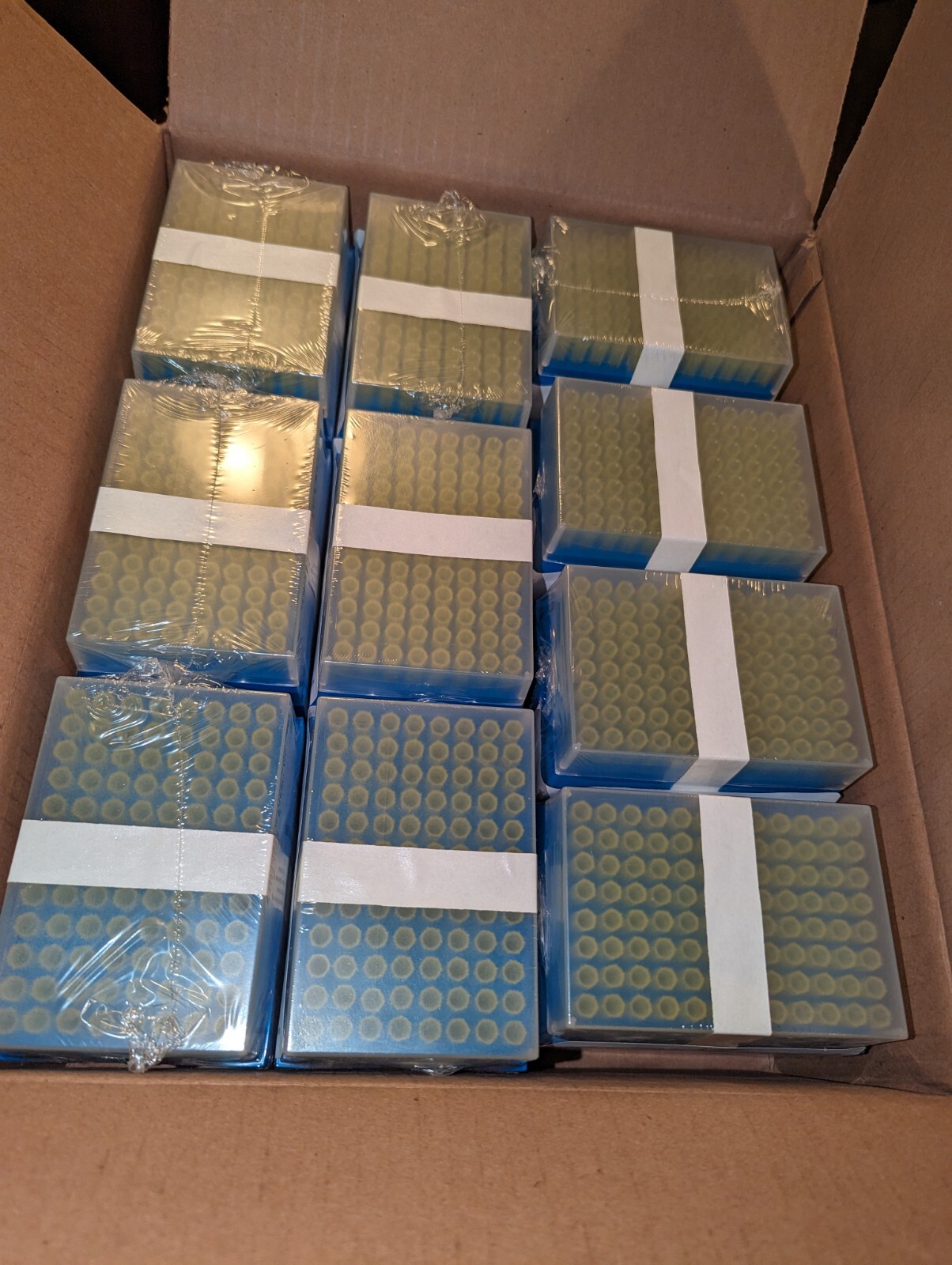 Case of 4800  Fisherbrand Pipette tips , 200 uL , 02-707-115 , NEW , yellow