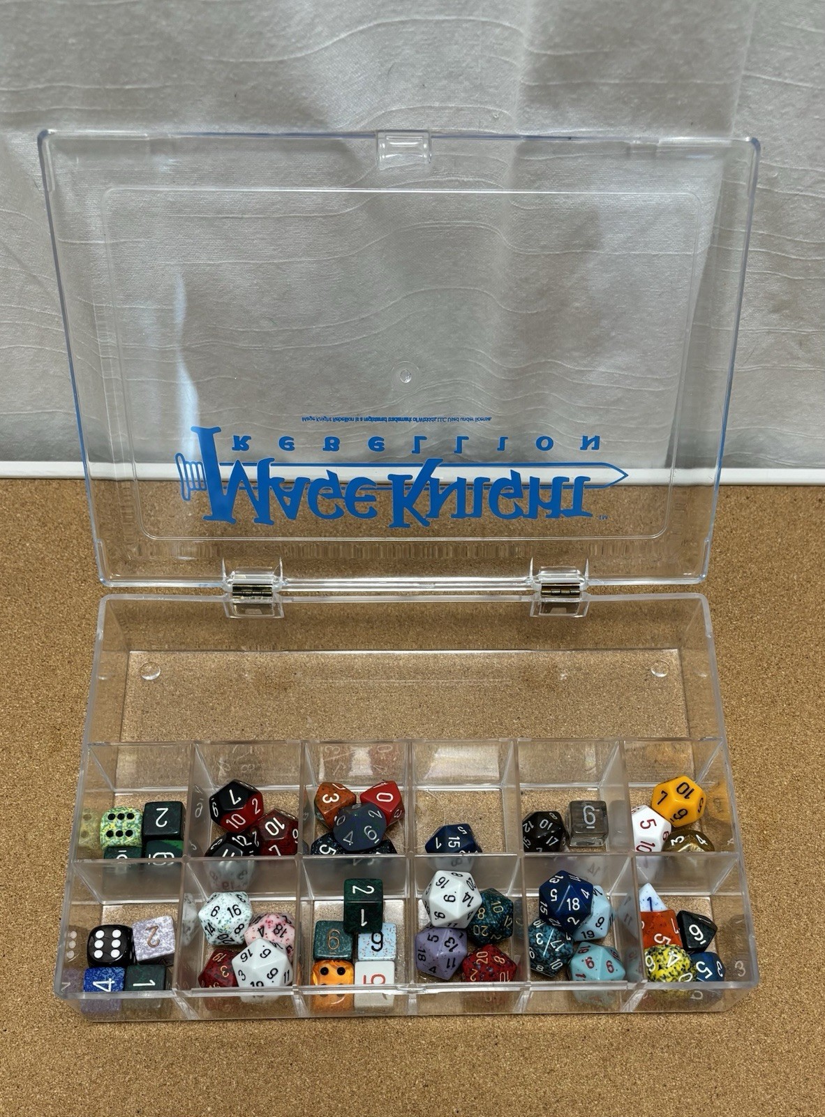 Dungeons & Dragons Polyhedral Dice Assorted Colors Mixed for D&D PK of 46