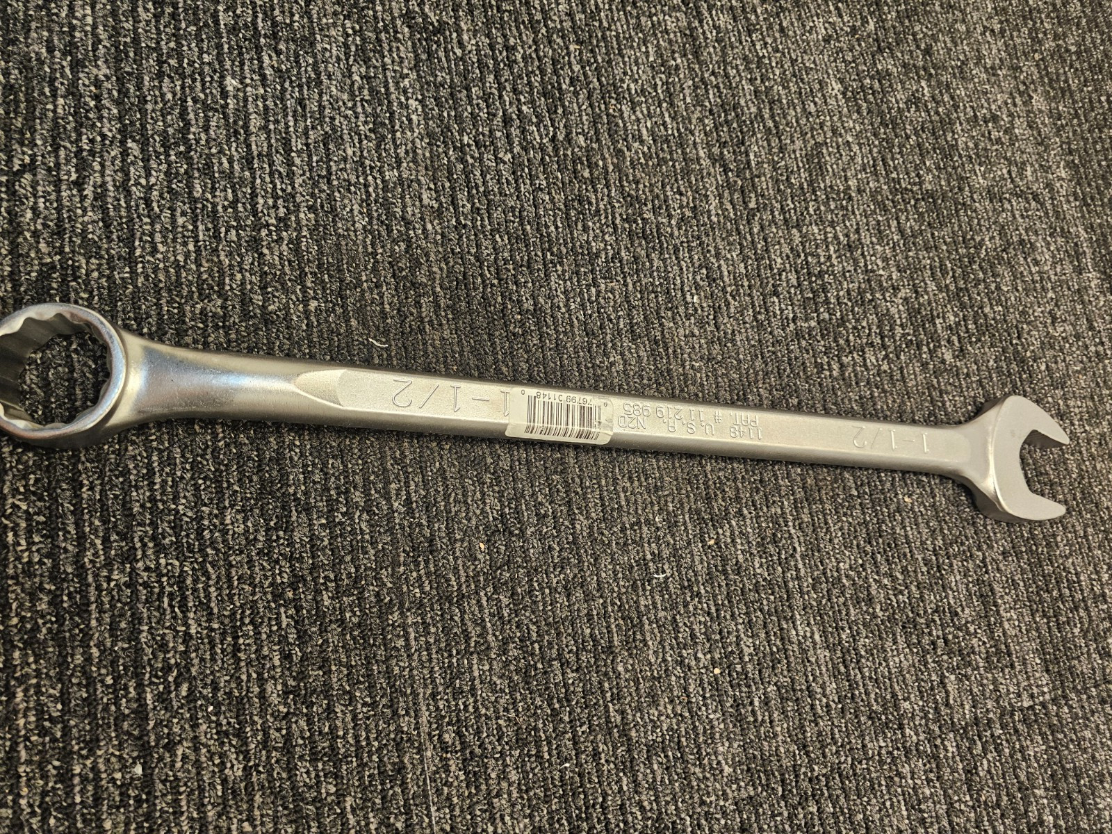 Wright Tool 1148 1-1/2" WrightGrip Combination Wrench, 12 Point