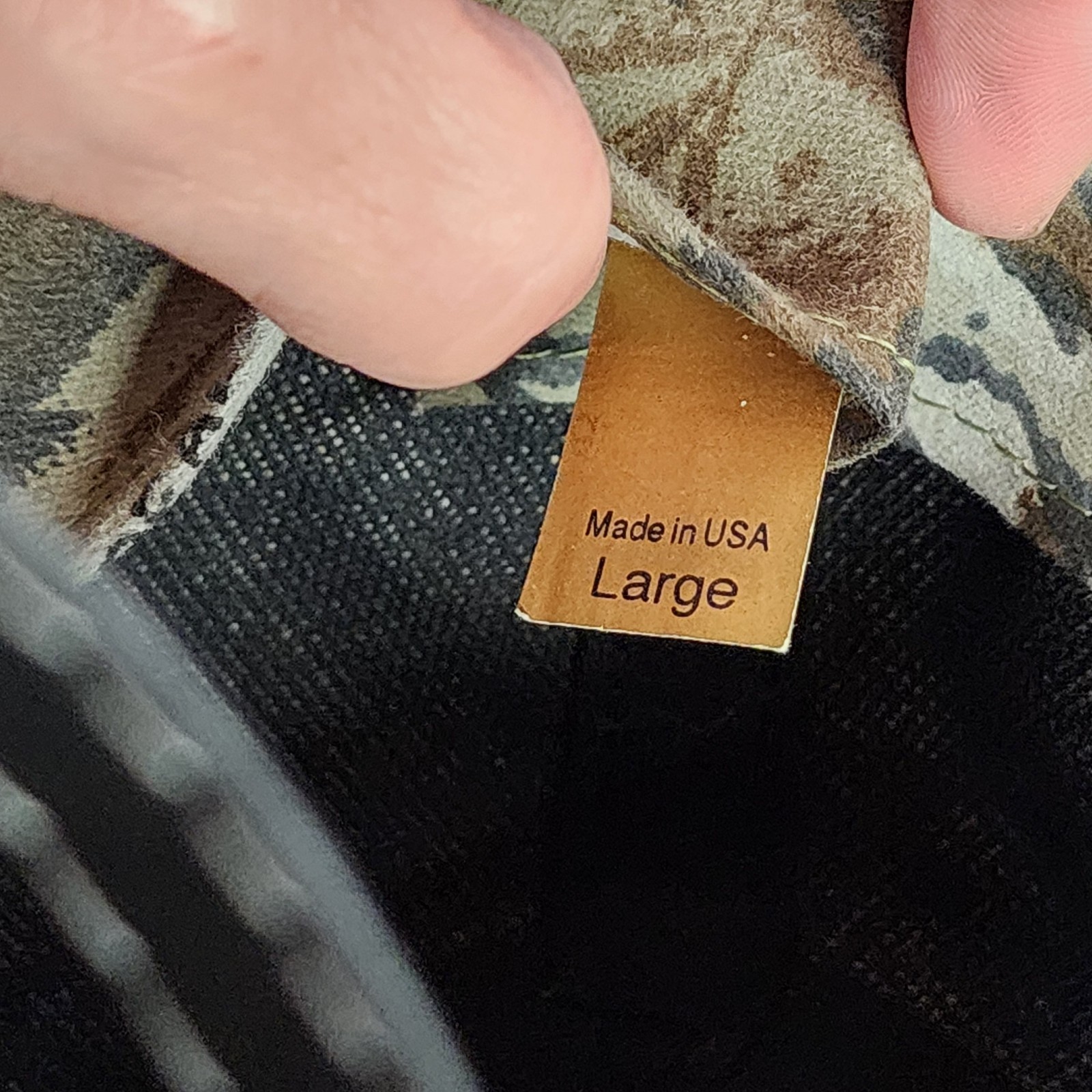 Vintage Realtree Advantage Camo Fedora Hat Safari Outback Hunting Mens Large USA